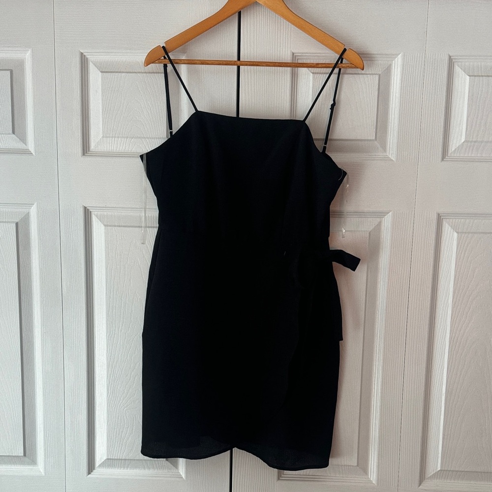 Altard State Black Mini Dress with Bow